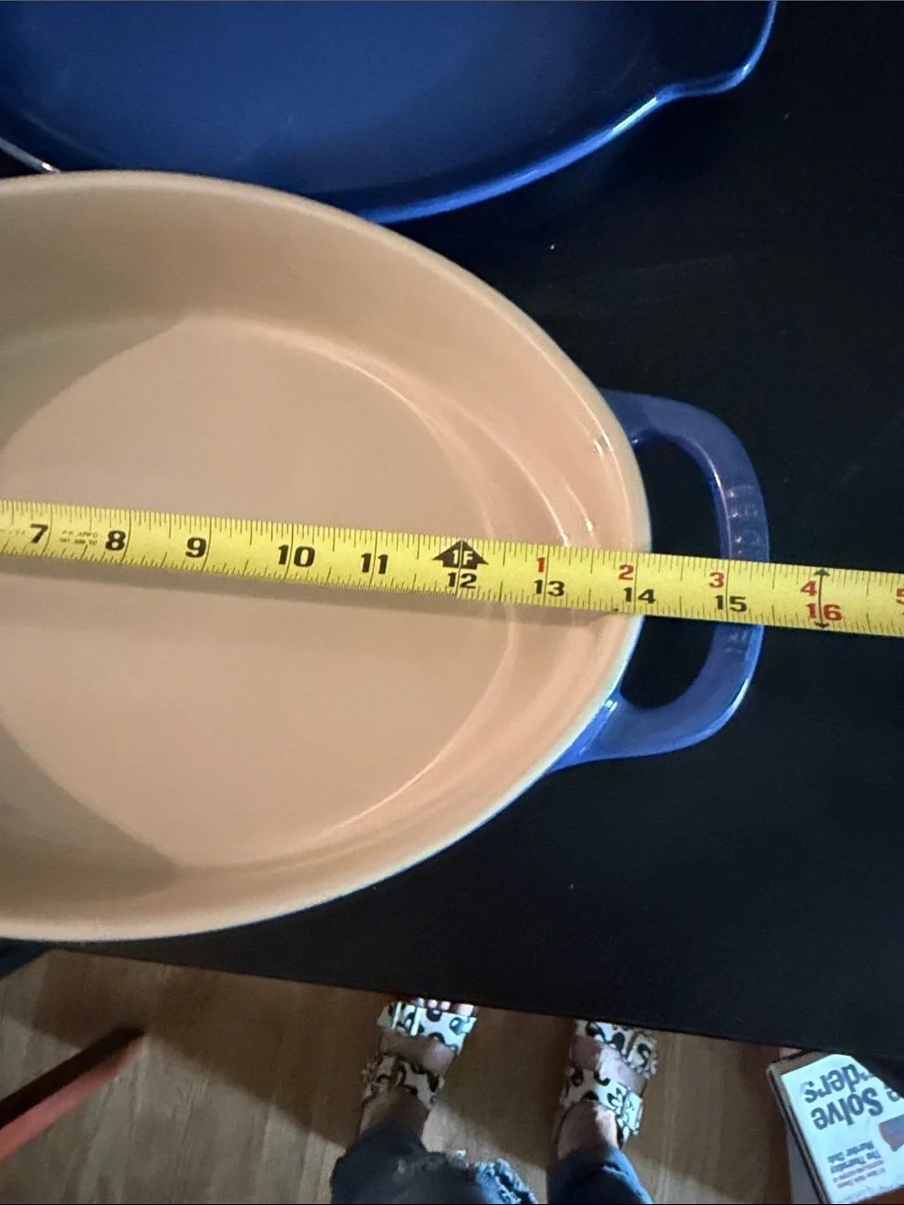 Le Creuset indigo 2 Piece Casserole